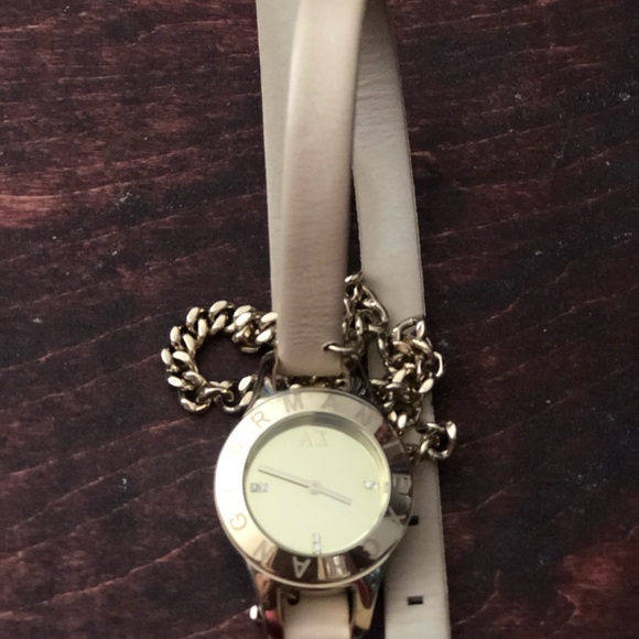 Armani Exchange leather wrist watch - Picture 2 of 2